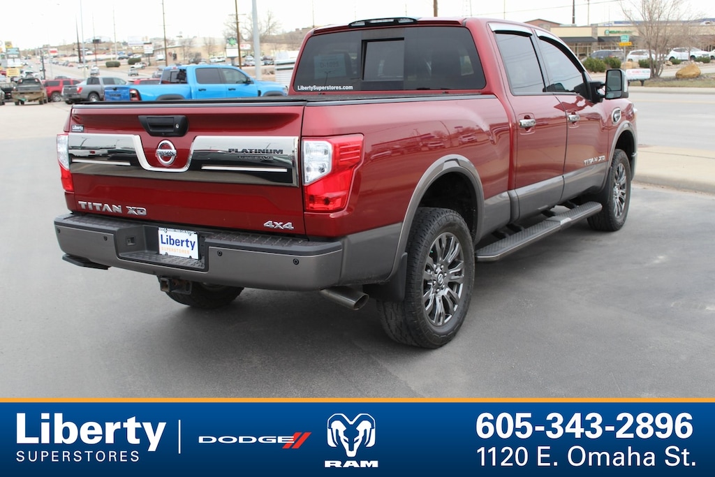 Used 2018 Nissan Titan XD Platinum Reserve Diesel Truck Crew Cab