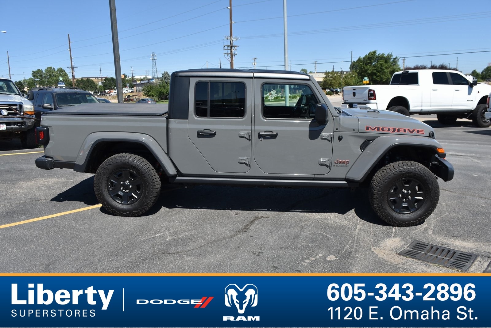 Used 2023 Jeep Gladiator Mojave with VIN 1C6JJTEG7PL519037 for sale in Rapid City, SD