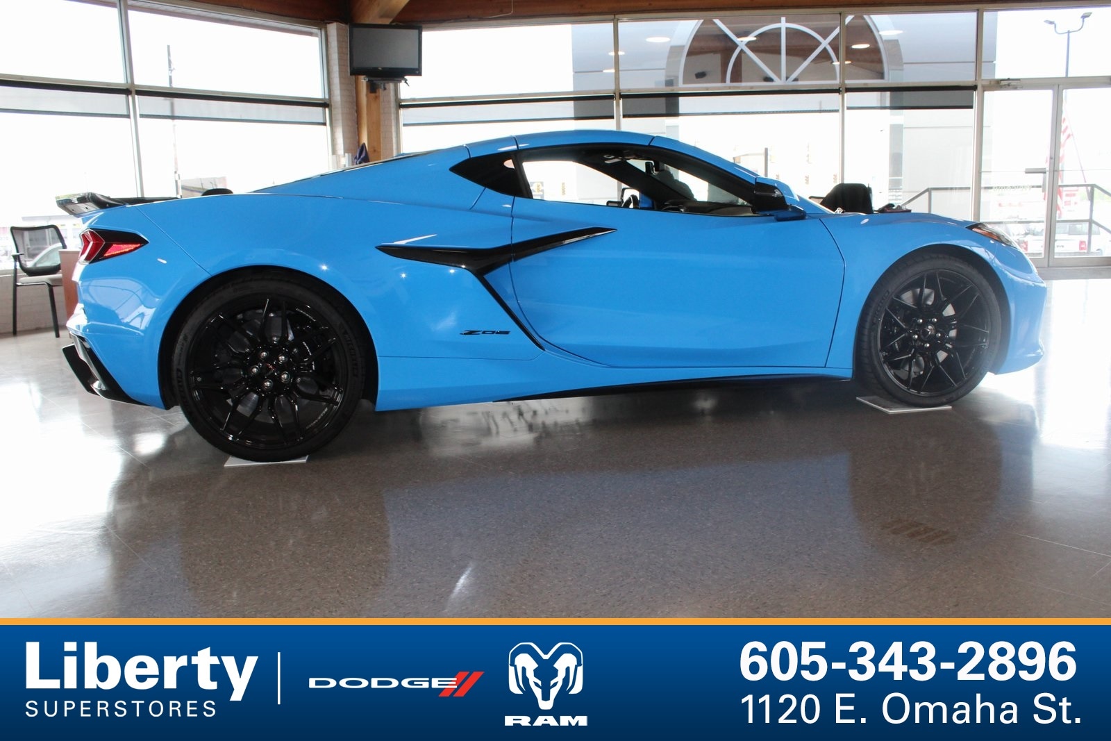 Used 2023 Chevrolet Corvette 3LZ with VIN 1G1YF2D39P5600460 for sale in Rapid City, SD