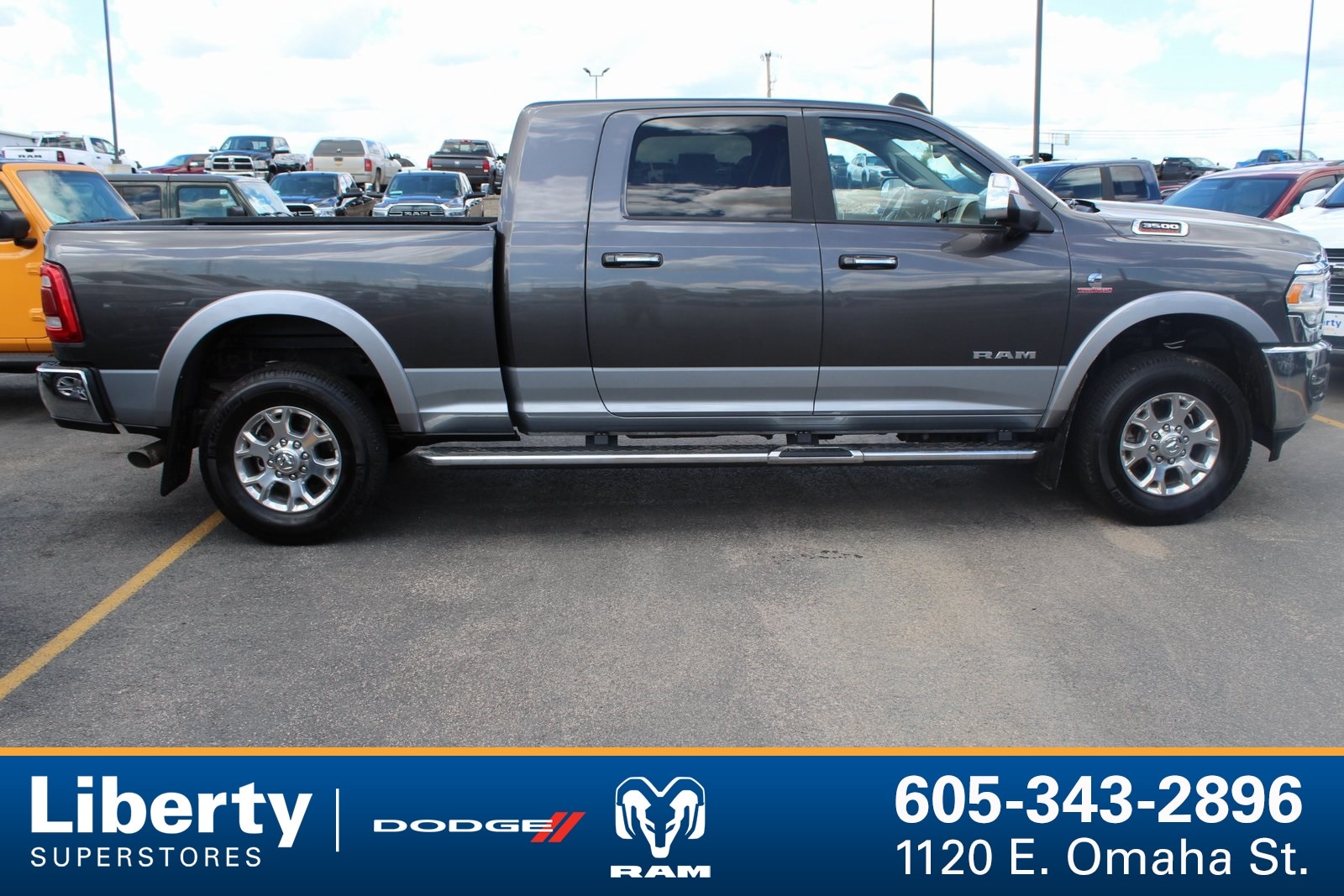 Used 2019 RAM Ram 3500 Pickup Laramie with VIN 3C63R3ML0KG693246 for sale in Rapid City, SD