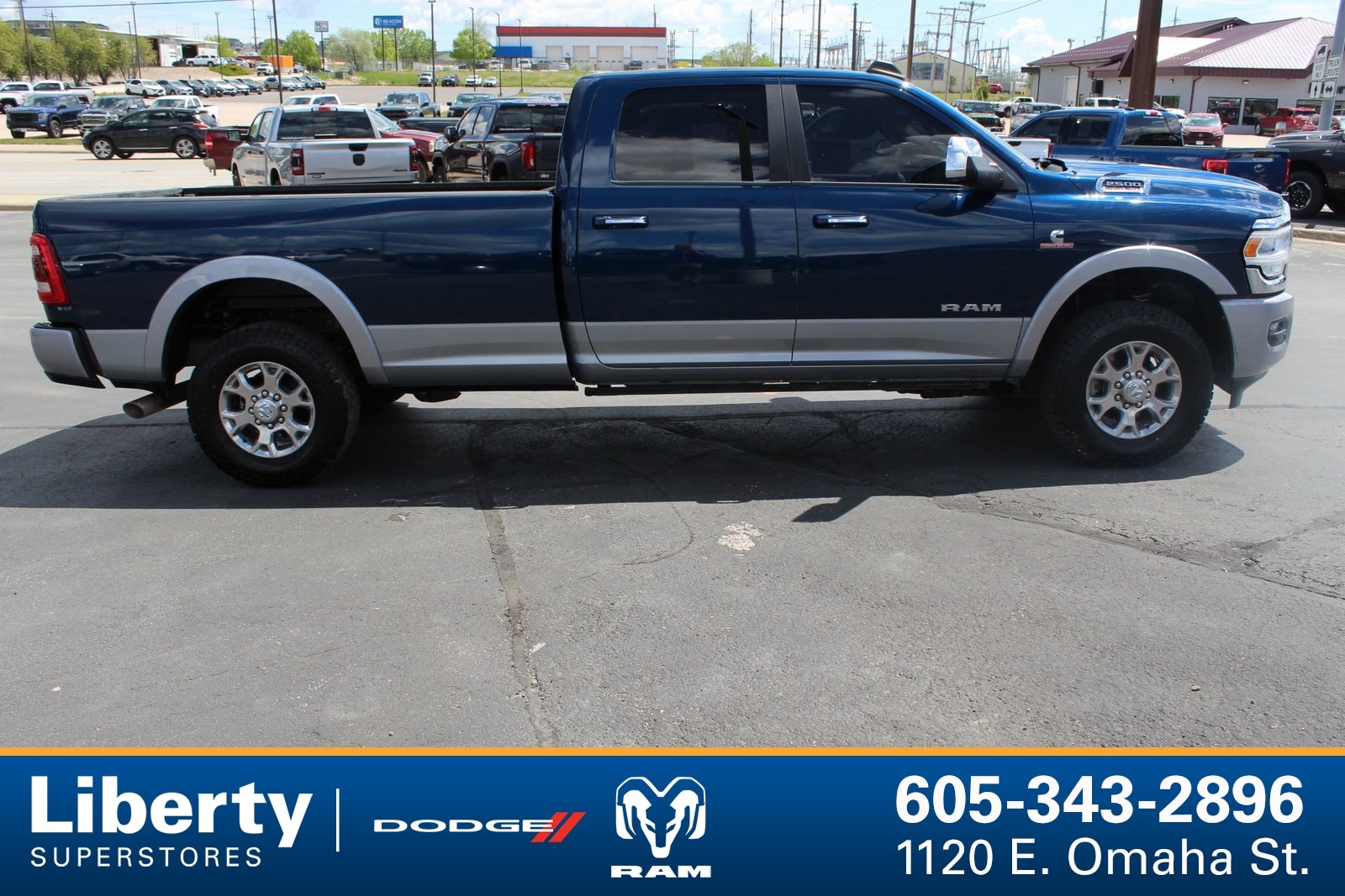 Used 2020 RAM Ram 2500 Pickup Laramie with VIN 3C6UR5KL7LG172173 for sale in Rapid City, SD