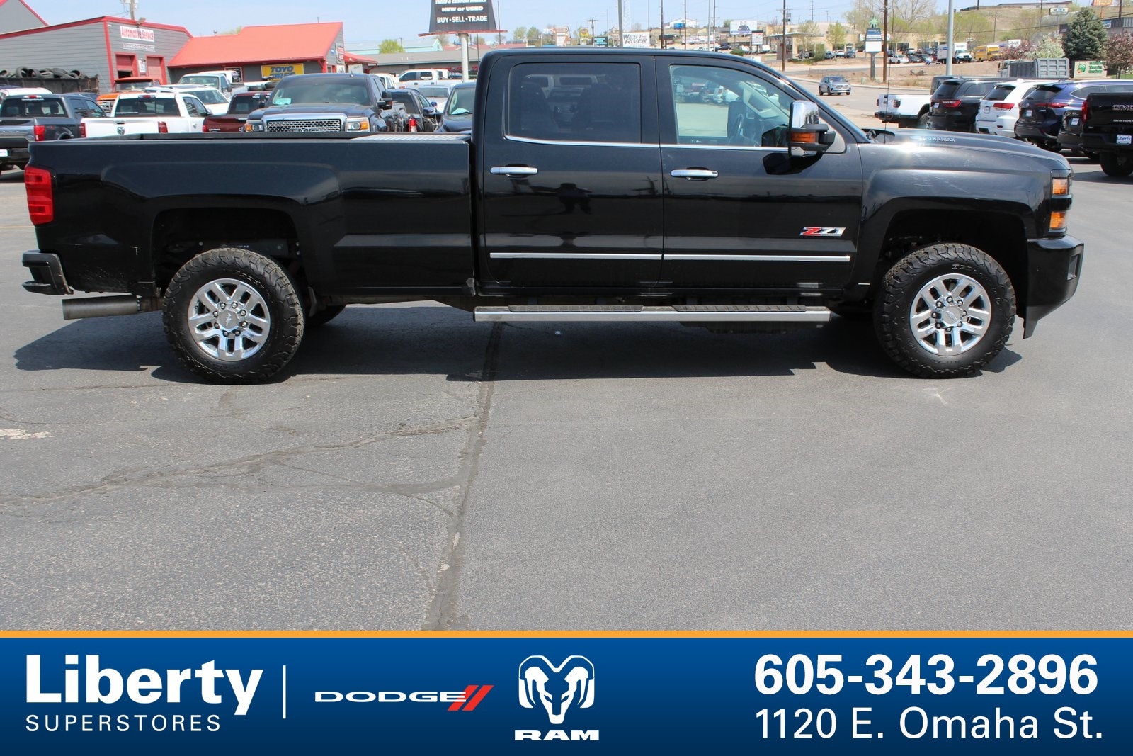 Used 2018 Chevrolet Silverado 3500HD LTZ with VIN 1GC4K0EY5JF186062 for sale in Rapid City, SD