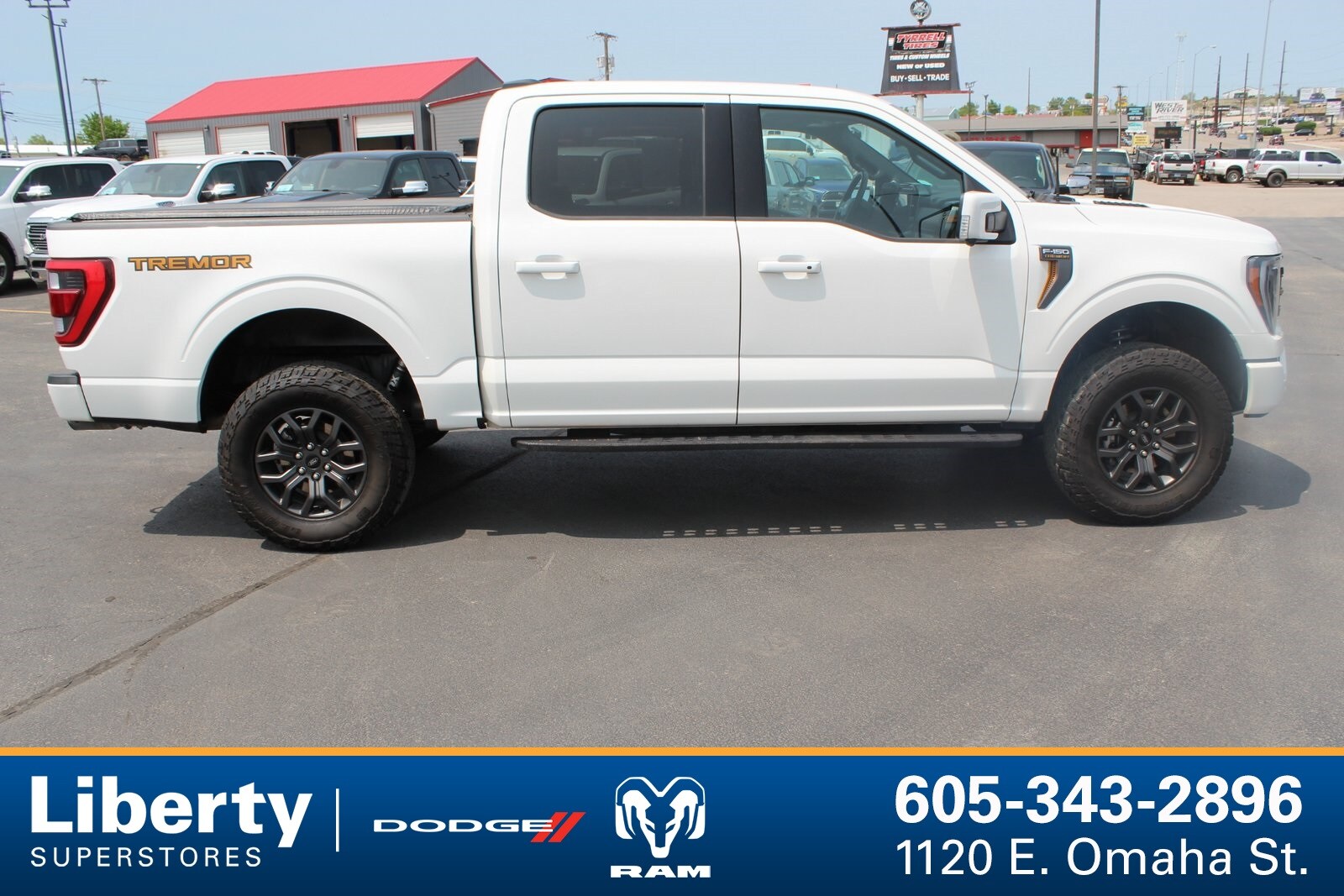 Used 2023 Ford F-150 Tremor with VIN 1FTEW1E89PFB15972 for sale in Rapid City, SD
