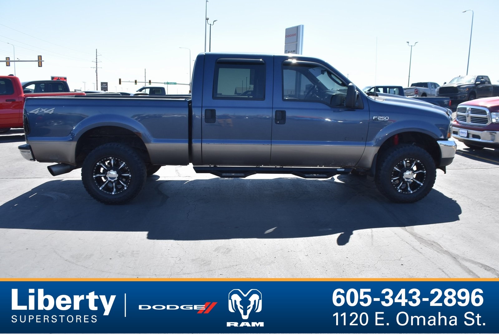 Used 2004 Ford F-250 Super Duty Lariat with VIN 1FTNW21P74ED02874 for sale in Rapid City, SD