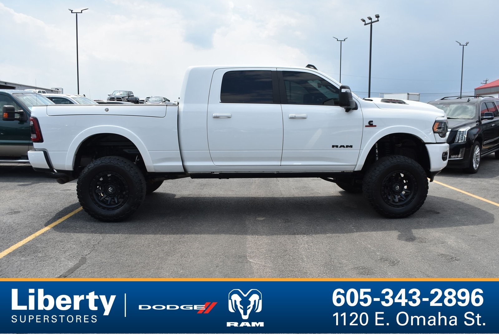 Used 2023 RAM Ram 2500 Pickup Laramie Limited with VIN 3C6UR5TL9PG525033 for sale in Rapid City, SD