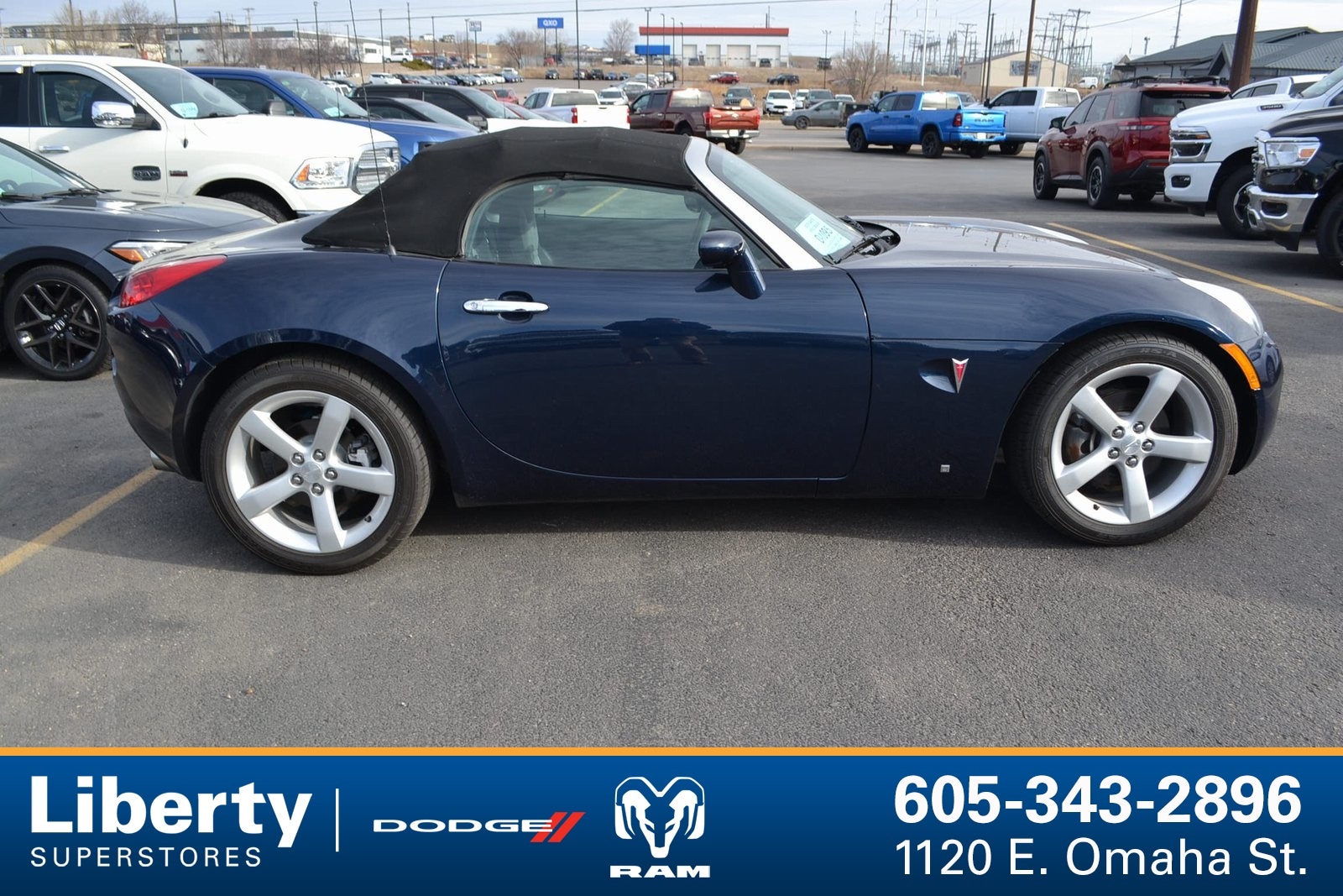 Used 2006 Pontiac Solstice Base with VIN 1G2MB35B76Y113093 for sale in Rapid City, SD