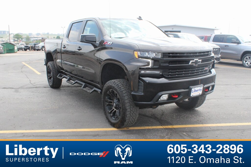 Used 2021 Chevrolet Silverado 1500 LT Trail Boss Truck Crew Cab