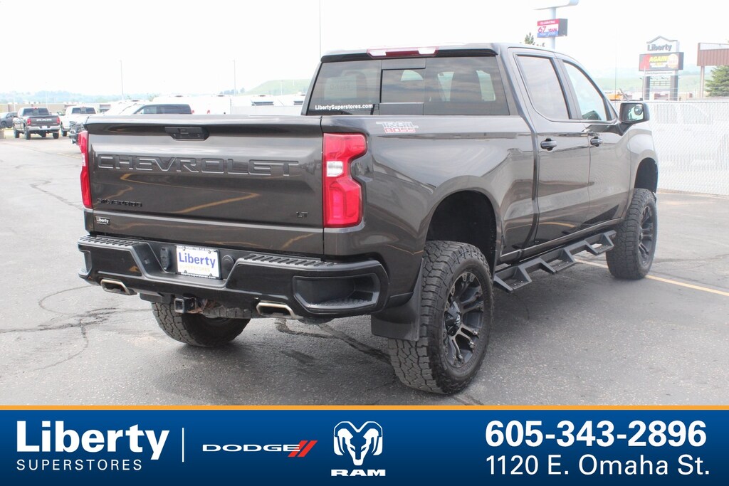 Used 2021 Chevrolet Silverado 1500 LT Trail Boss Truck Crew Cab