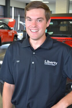 Staff member Ty Brown from 7a86aeadb929