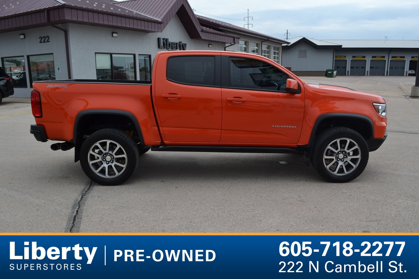 Used 2021 Chevrolet Colorado ZR2 with VIN 1GCGTEEN3M1242627 for sale in Rapid City, SD