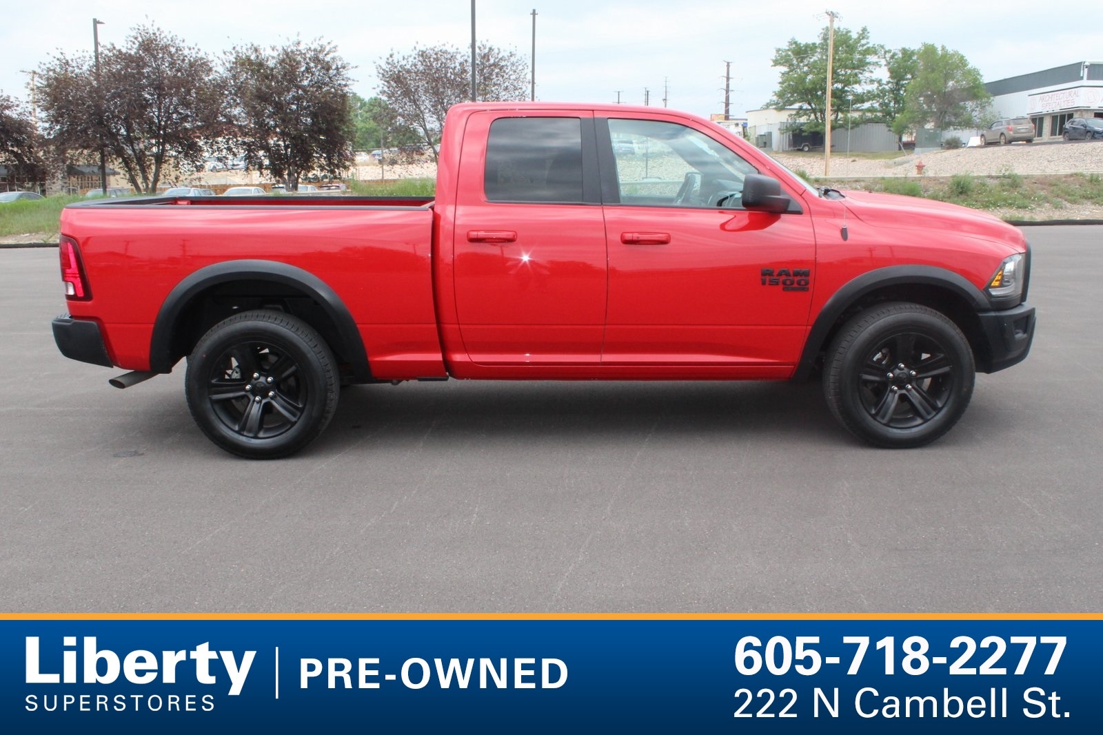 Used 2022 RAM Ram 1500 Classic Warlock with VIN 1C6RR7GG7NS249181 for sale in Rapid City, SD