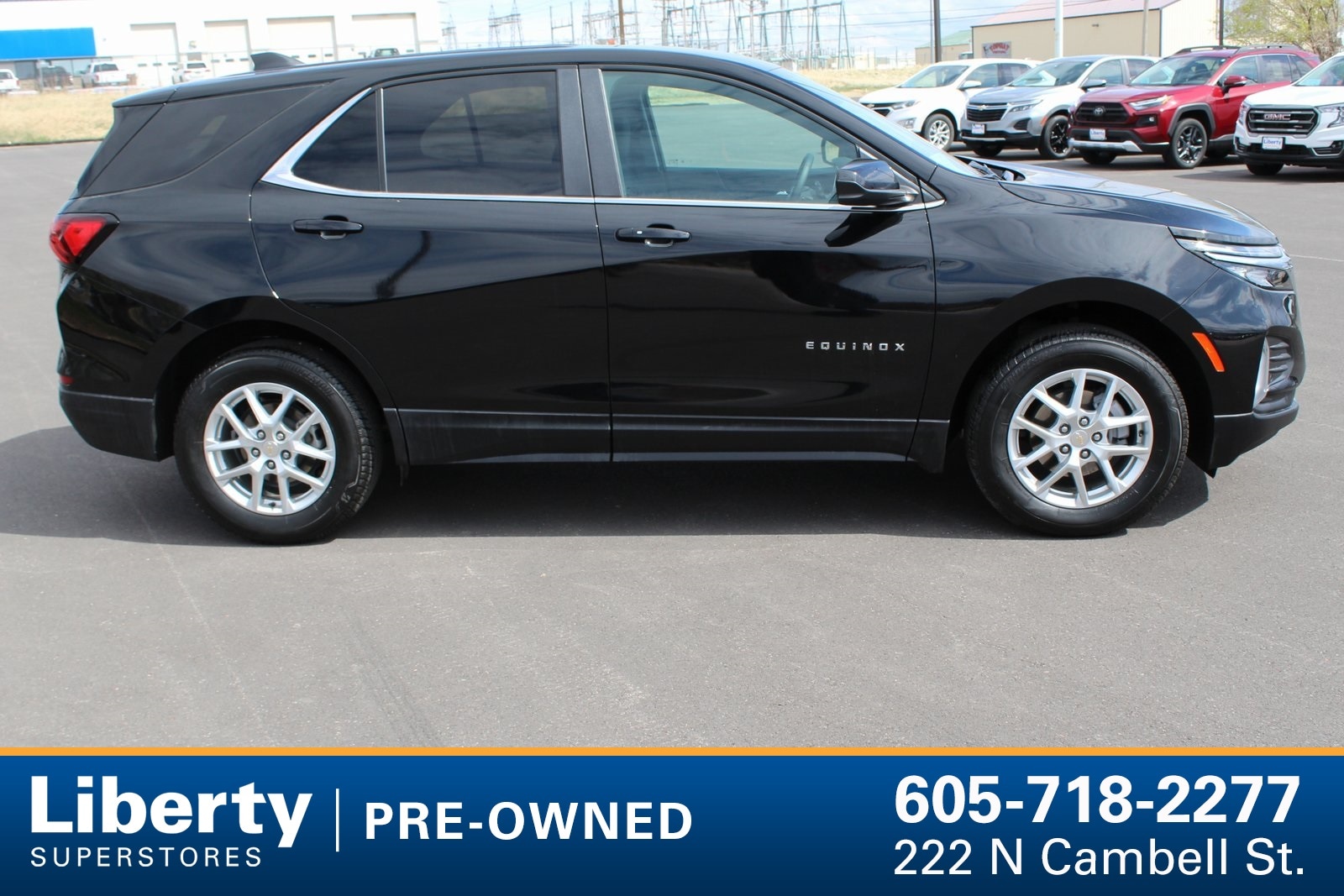 Used 2024 Chevrolet Equinox LT with VIN 3GNAXUEG9RL331681 for sale in Rapid City, SD