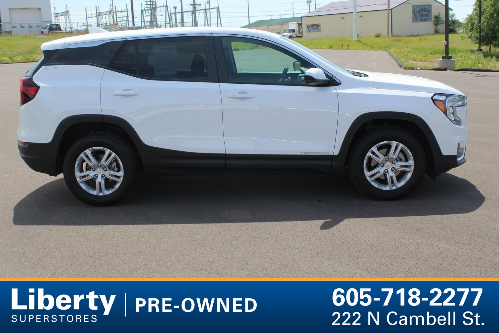 Used 2024 GMC Terrain SLE with VIN 3GKALTEG9RL376624 for sale in Rapid City, SD
