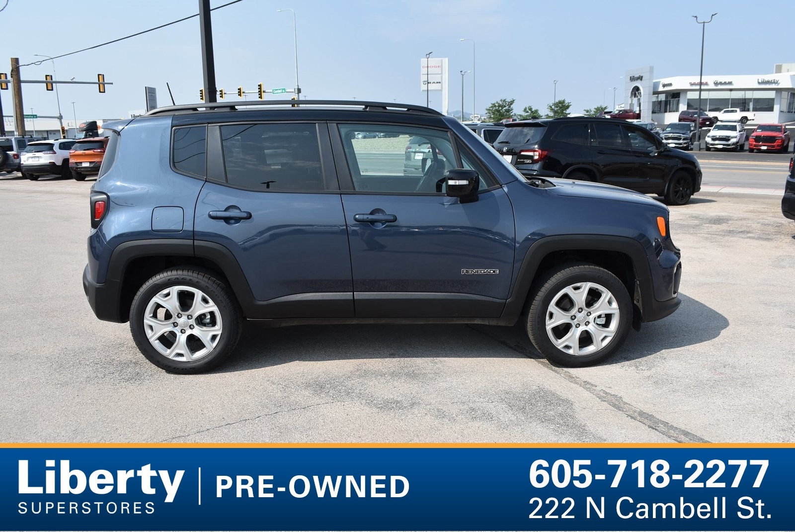 Used 2023 Jeep Renegade Limited with VIN ZACNJDD12PPP15988 for sale in Rapid City, SD