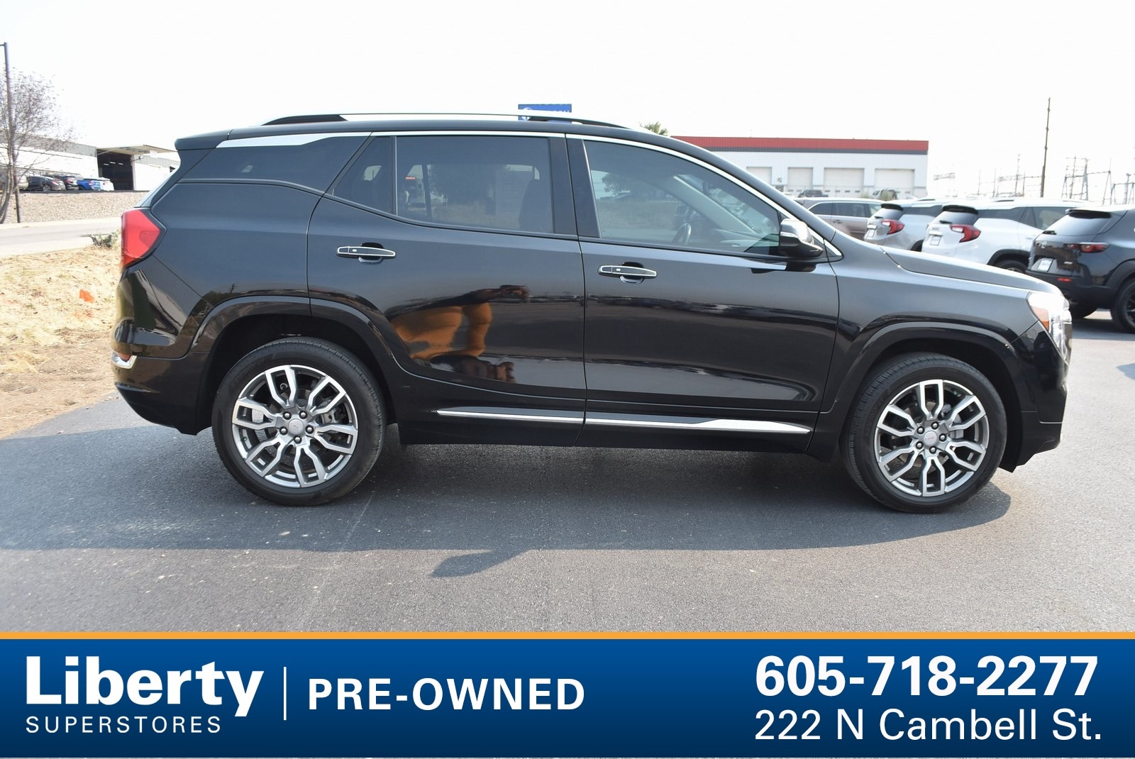 Used 2022 GMC Terrain Denali with VIN 3GKALXEV5NL260594 for sale in Rapid City, SD