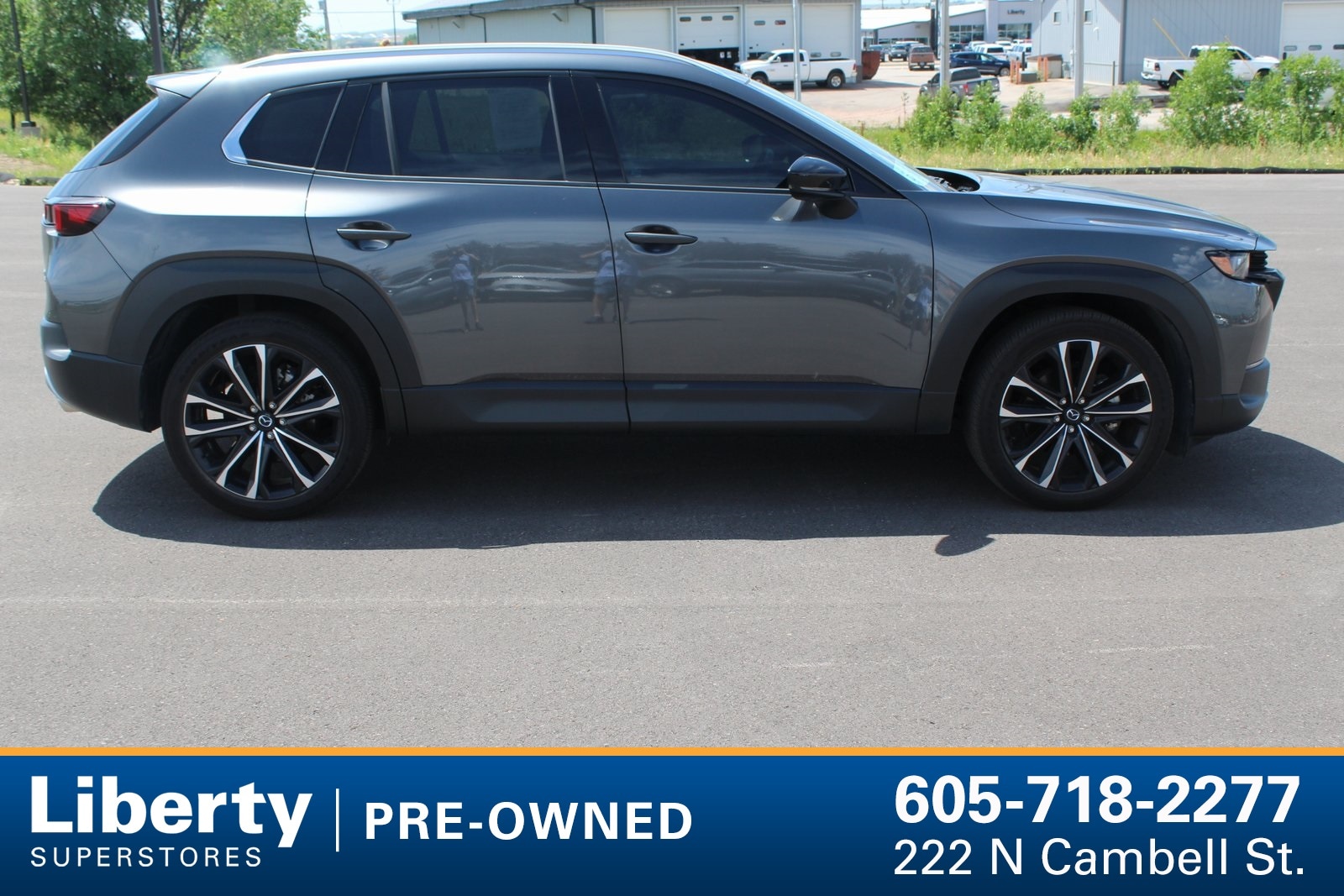 Used 2023 Mazda CX-50 TURBO PREMIUM PLUS with VIN 7MMVABEY2PN113247 for sale in Rapid City, SD