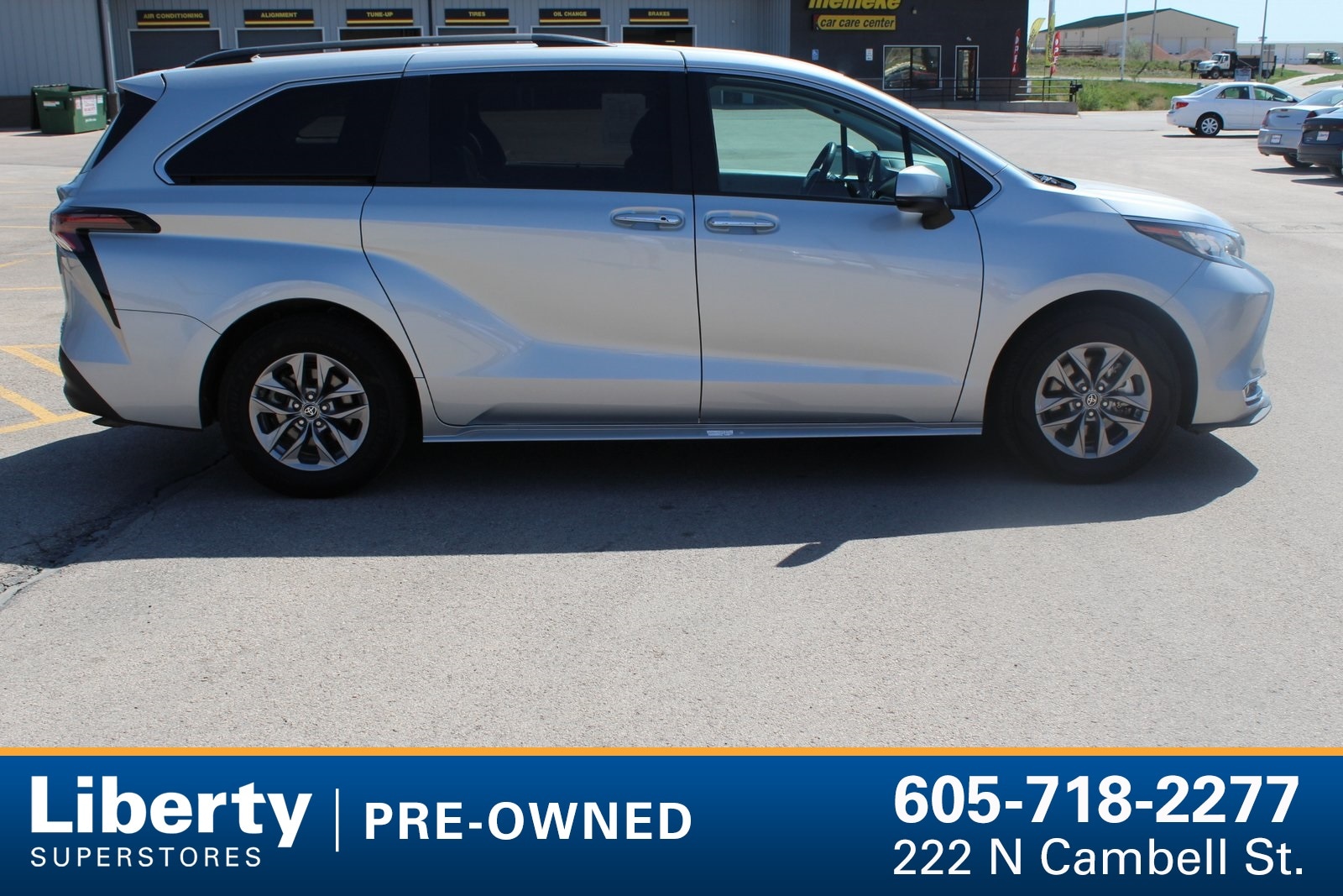 Used 2023 Toyota Sienna XLE with VIN 5TDYRKEC2PS167071 for sale in Rapid City, SD