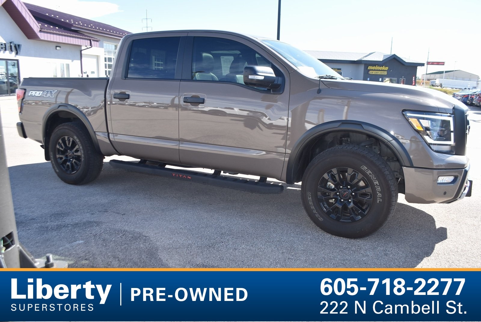 Used 2021 Nissan Titan PRO-4X with VIN 1N6AA1ED4MN503166 for sale in Rapid City, SD