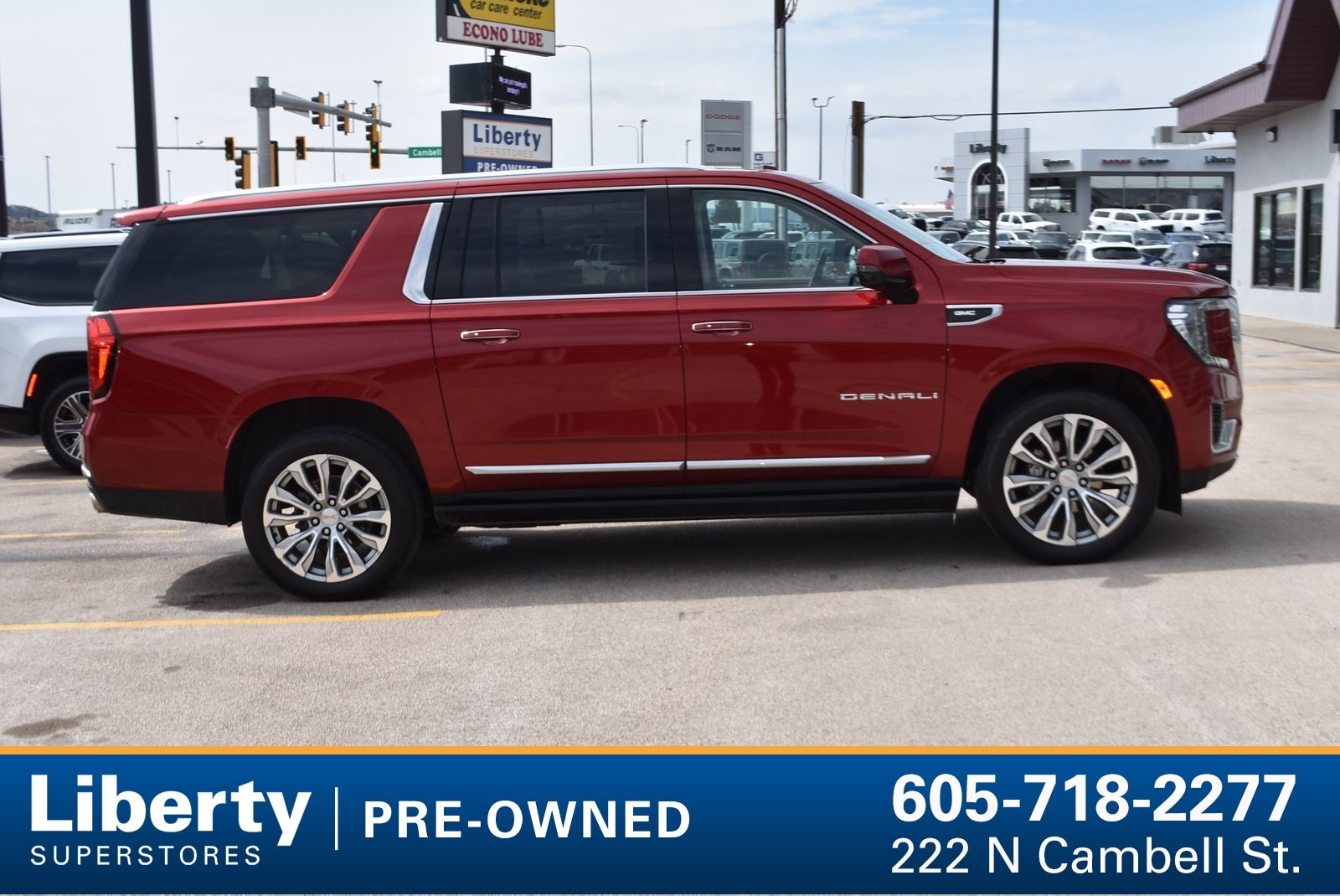 Used 2022 GMC Yukon XL Denali with VIN 1GKS2JKL9NR236945 for sale in Rapid City, SD