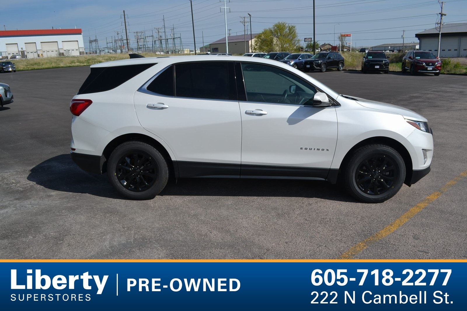 Used 2019 Chevrolet Equinox LT with VIN 2GNAXUEV8K6290713 for sale in Rapid City, SD