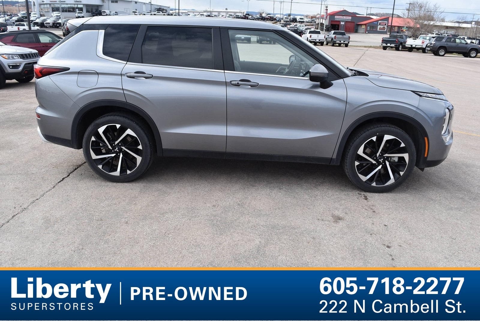Used 2024 Mitsubishi Outlander SE with VIN JA4J4VA80RZ048790 for sale in Rapid City, SD