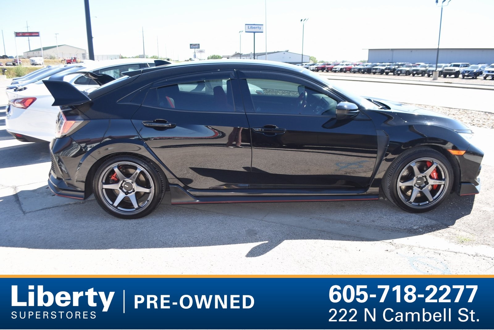 Used 2018 Honda Civic Hatchback Type-R with VIN SHHFK8G77JU201059 for sale in Rapid City, SD