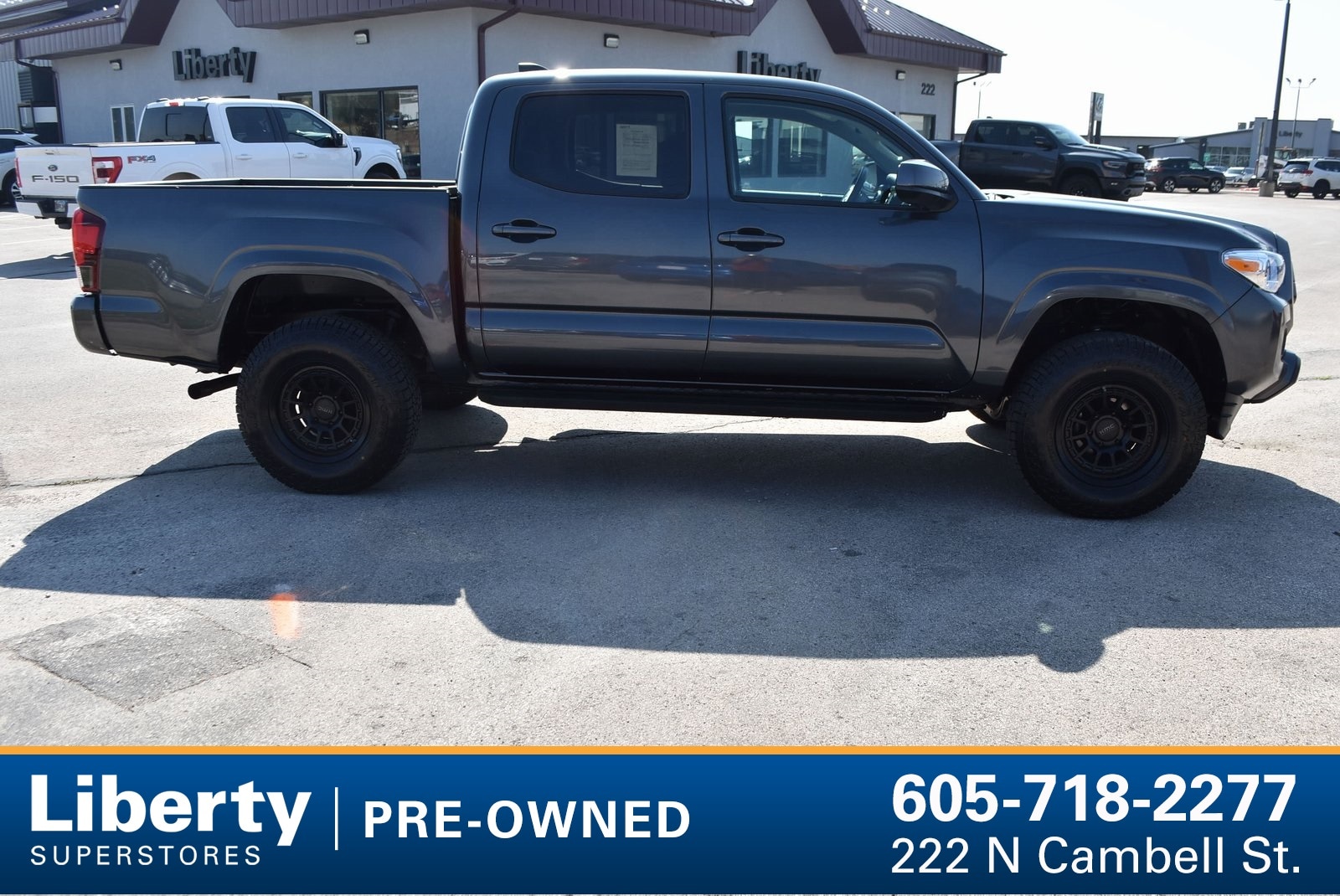 Used 2023 Toyota Tacoma SR with VIN 3TMCZ5AN0PM629517 for sale in Rapid City, SD