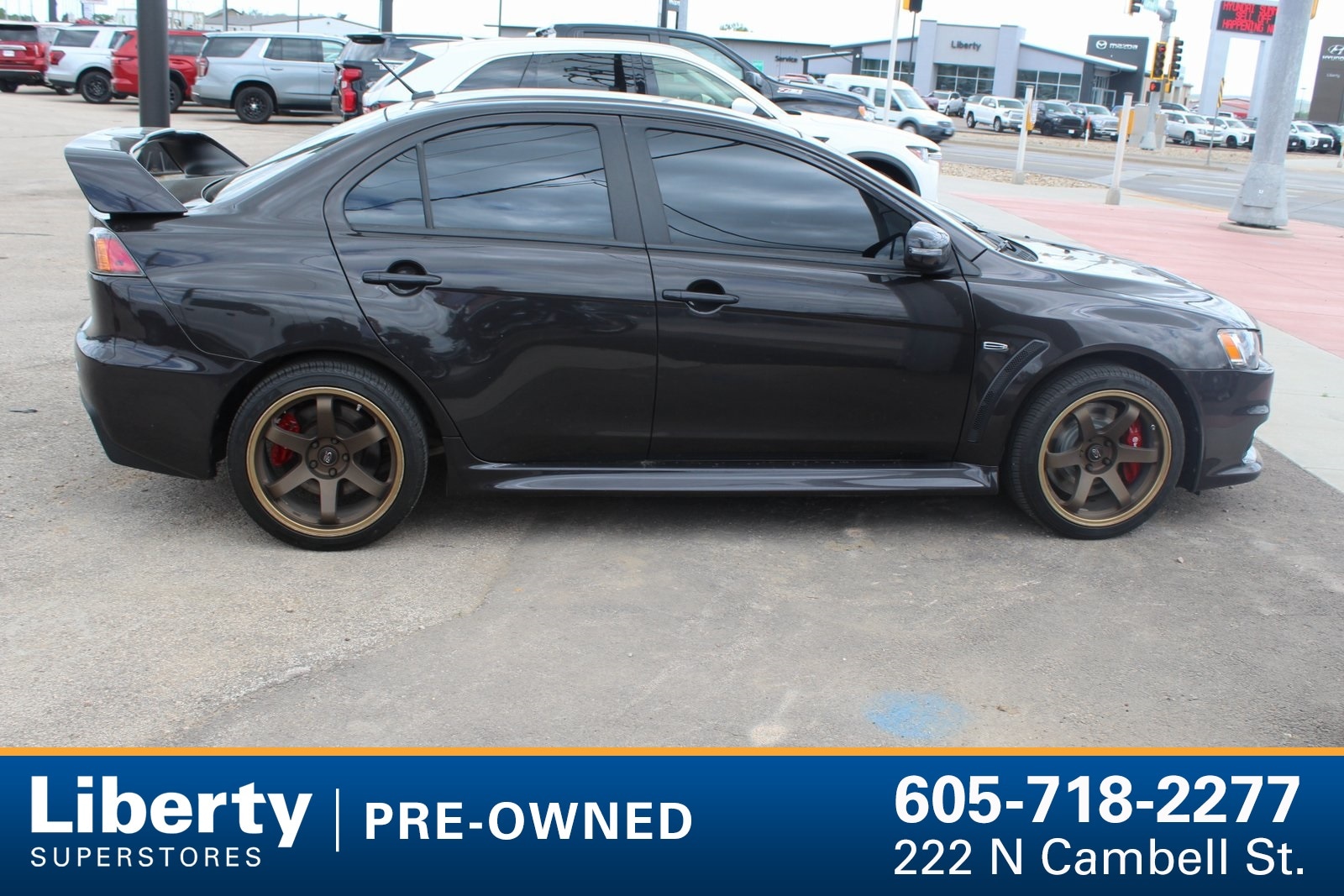 Used 2015 Mitsubishi Lancer Evolution GSR with VIN JA32W8FV8FU006508 for sale in Rapid City, SD