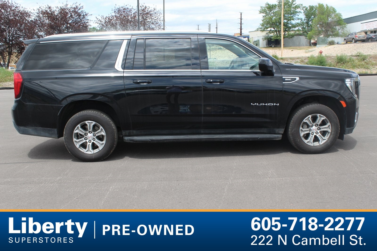 Used 2023 GMC Yukon XL SLE with VIN 1GKS2FKD6PR326630 for sale in Rapid City, SD