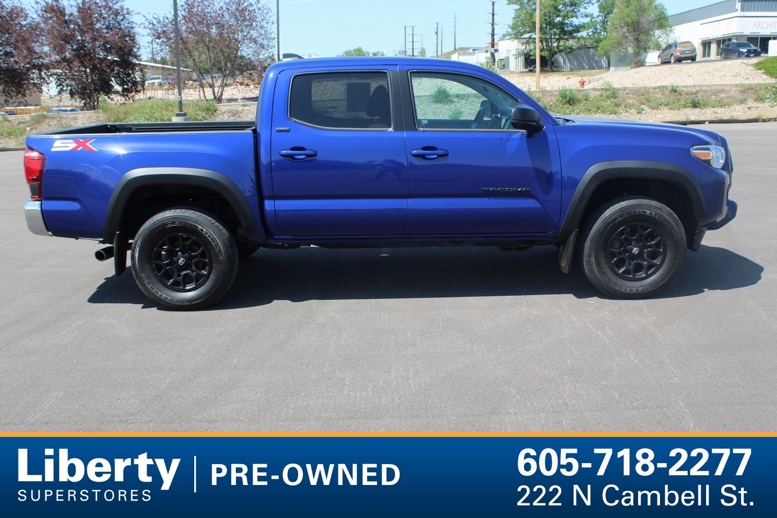 Used 2023 Toyota Tacoma SR5 with VIN 3TMCZ5AN1PM536702 for sale in Rapid City, SD