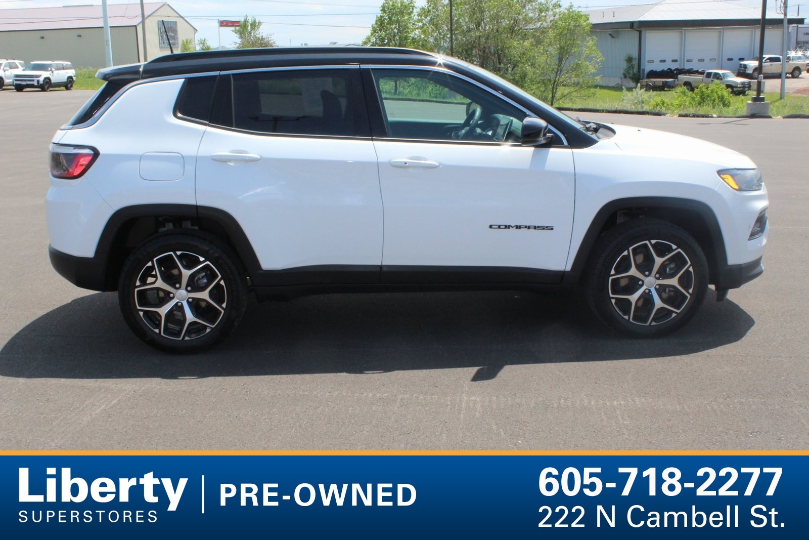 Used 2024 Jeep Compass Limited with VIN 3C4NJDCN8RT610892 for sale in Rapid City, SD