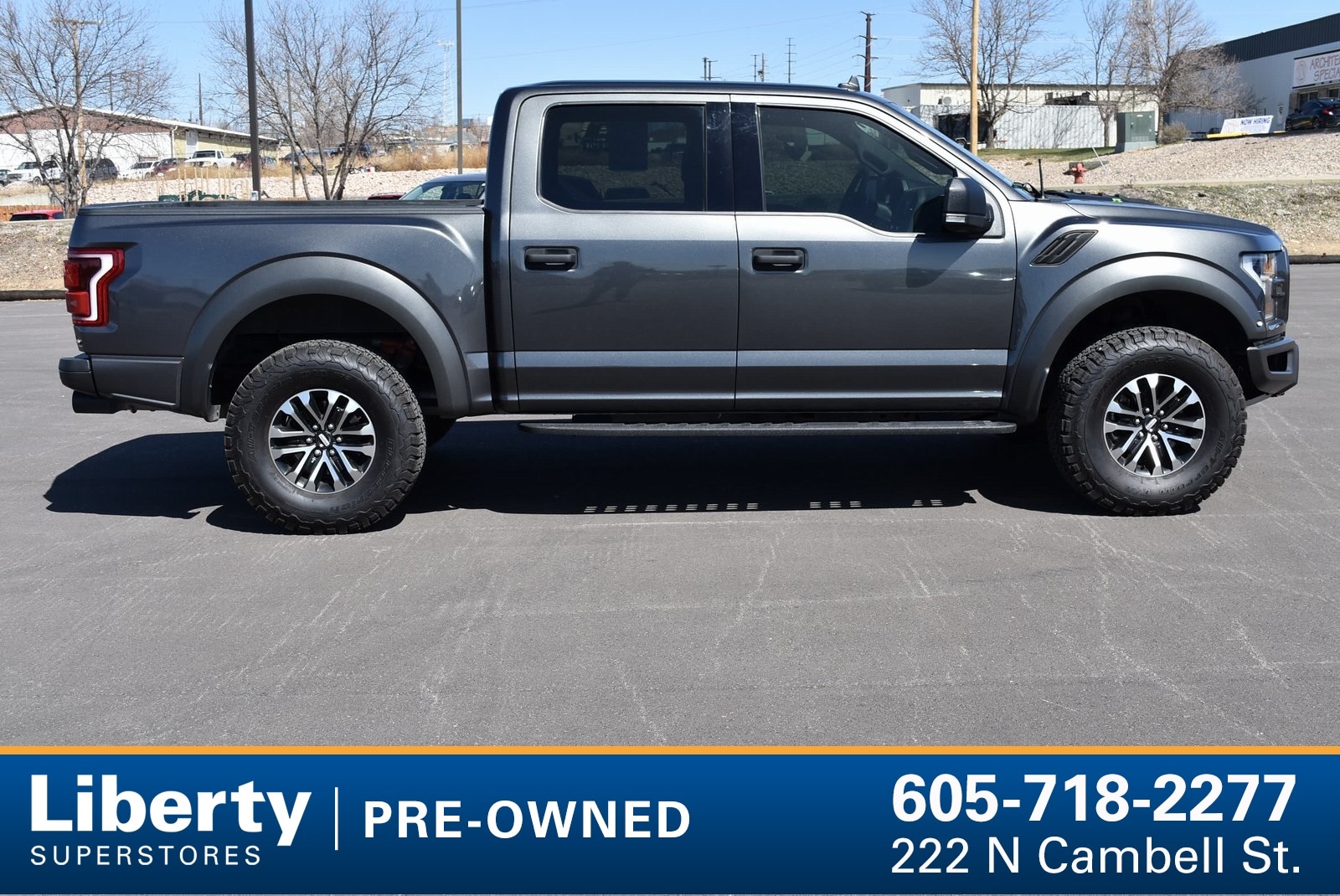 Used 2020 Ford F-150 Raptor with VIN 1FTFW1RGXLFB09288 for sale in Rapid City, SD