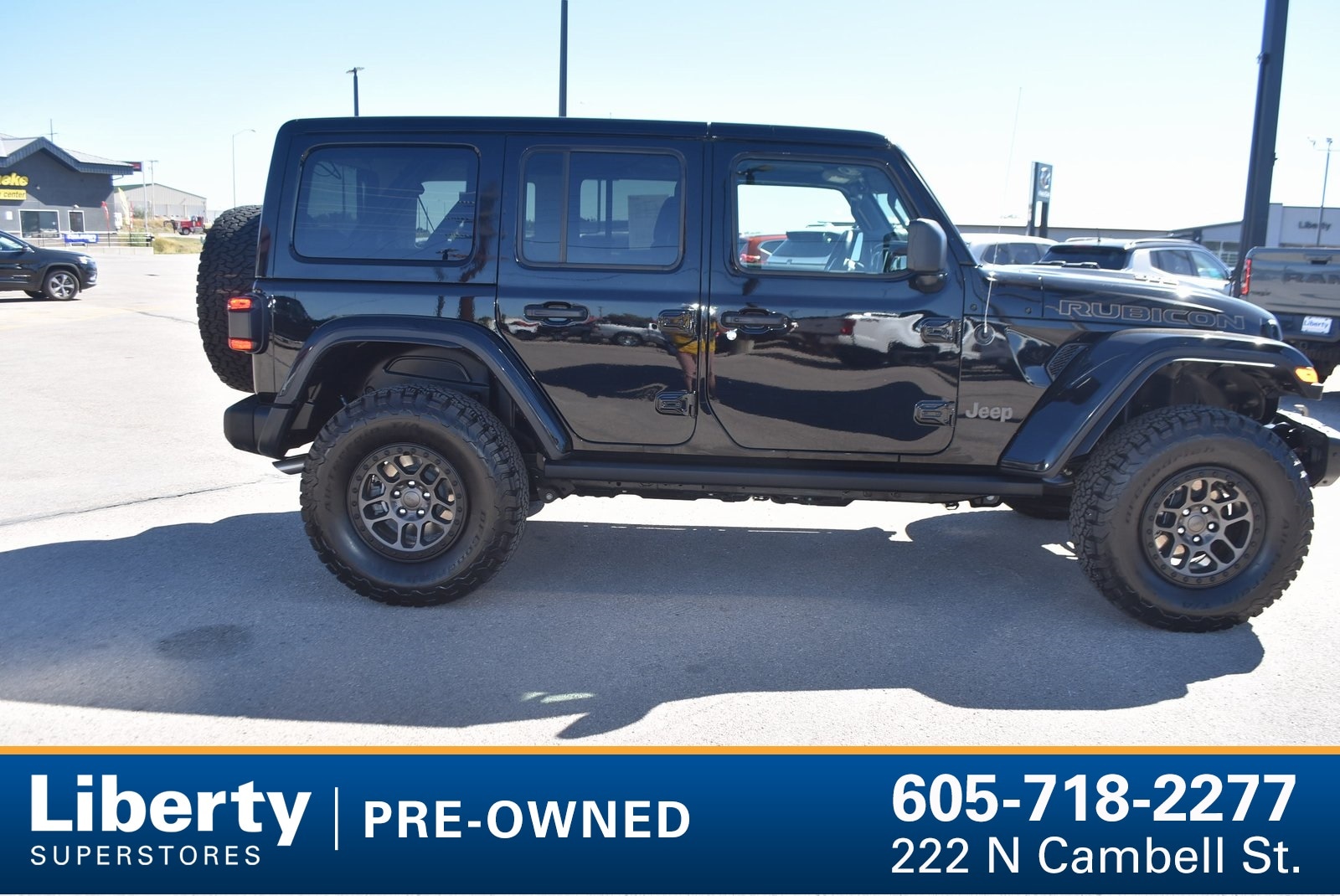 Used 2022 Jeep Wrangler Unlimited Rubicon 392 with VIN 1C4JJXSJ8NW121816 for sale in Rapid City, SD