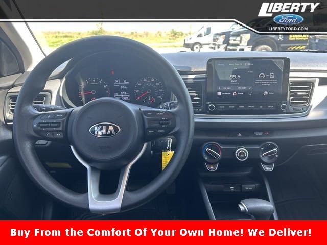 Used 2021 Kia Rio 5-Door S with VIN 3KPA25AD0ME389474 for sale in Aurora, OH