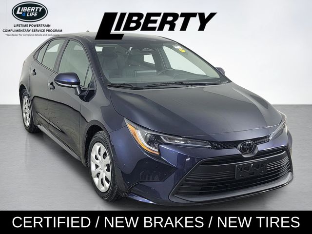 Certified 2024 Toyota Corolla LE with VIN 5YFB4MDE7RP167954 for sale in Aurora, OH