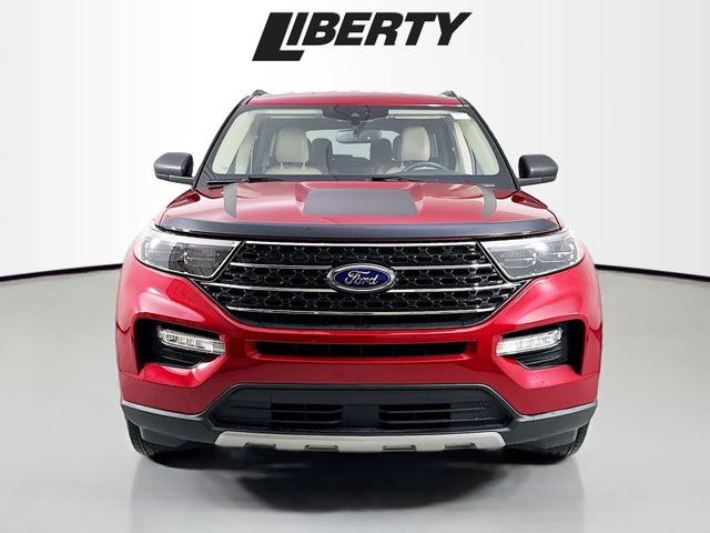 Used 2021 Ford Explorer XLT with VIN 1FMSK8DH2MGB94878 for sale in Aurora, OH