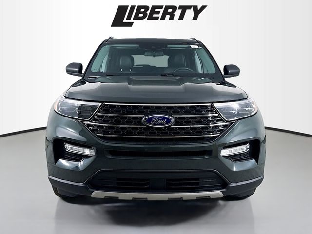 Used 2023 Ford Explorer XLT with VIN 1FMSK8DH8PGA79237 for sale in Aurora, OH