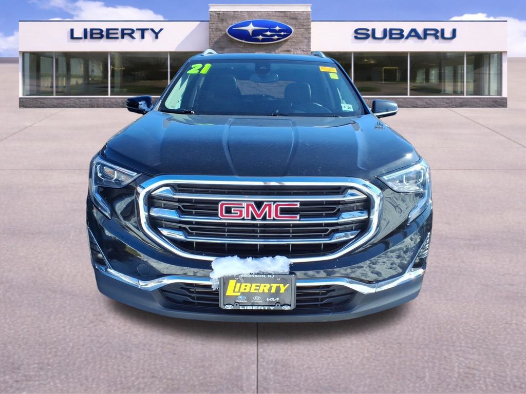 Used 2021 GMC Terrain SLT with VIN 3GKALVEV7ML322841 for sale in Emerson, NJ