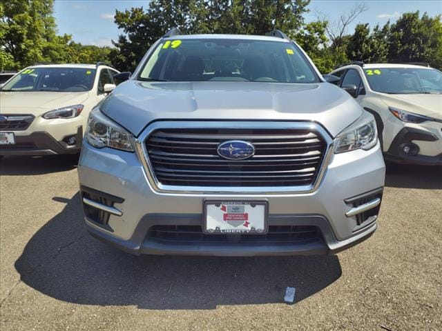 Certified 2019 Subaru Ascent Base with VIN 4S4WMAAD0K3458818 for sale in Emerson, NJ