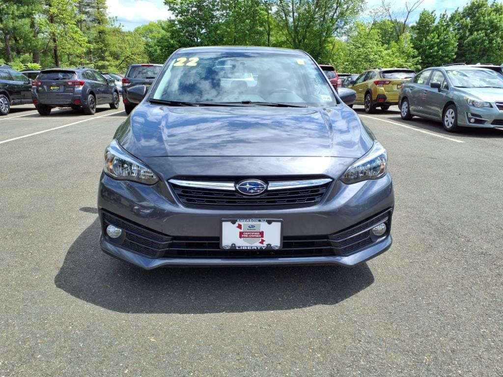 Certified 2022 Subaru Impreza Premium with VIN 4S3GKAV65N3601874 for sale in Emerson, NJ