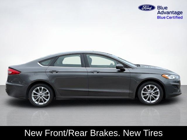 Certified 2020 Ford Fusion Hybrid SE with VIN 3FA6P0LU0LR163777 for sale in Vermilion, OH