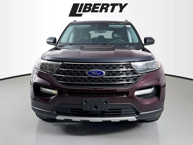 Used 2023 Ford Explorer XLT with VIN 1FMSK8DHXPGB36733 for sale in Vermilion, OH