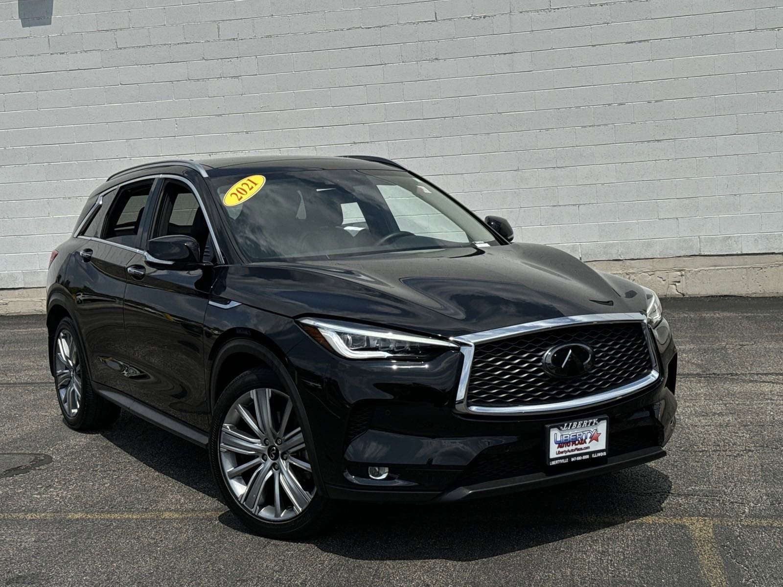 Used 2021 INFINITI QX50 Sensory with VIN 3PCAJ5CBXMF113716 for sale in Libertyville, IL