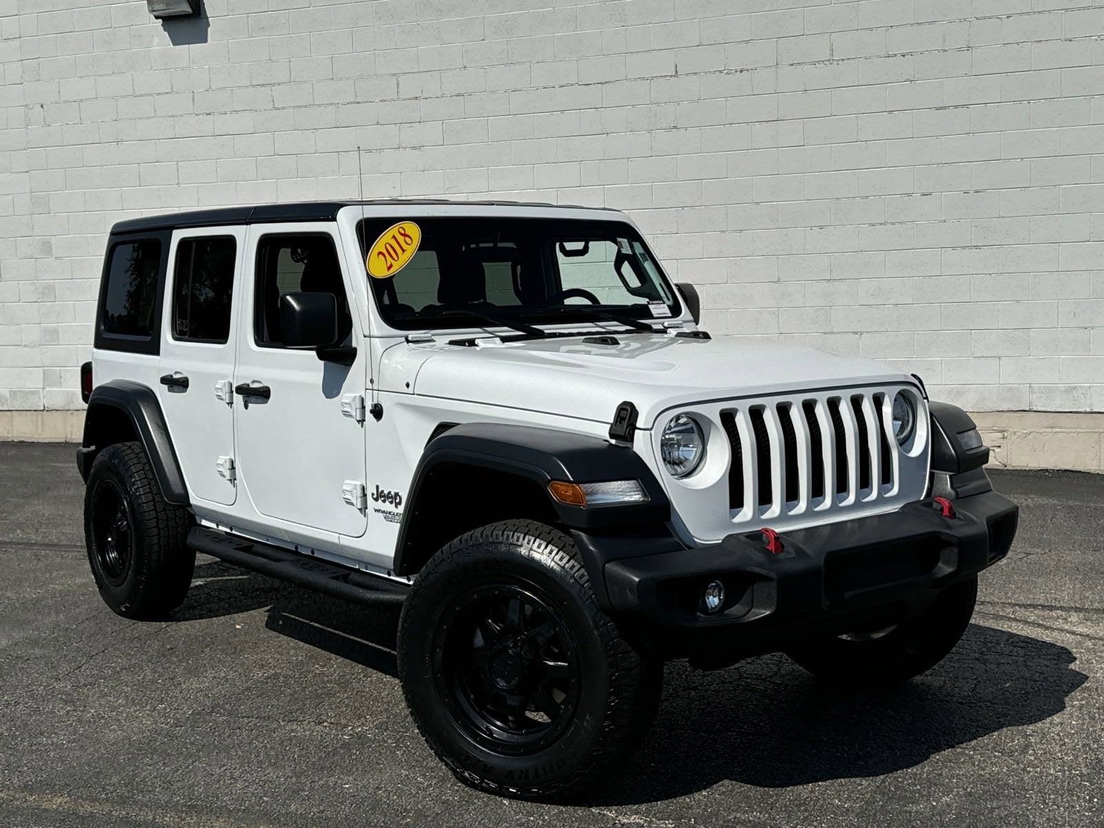 Used 2018 Jeep All-New Wrangler Unlimited Sport with VIN 1C4HJXDG3JW139912 for sale in Libertyville, IL