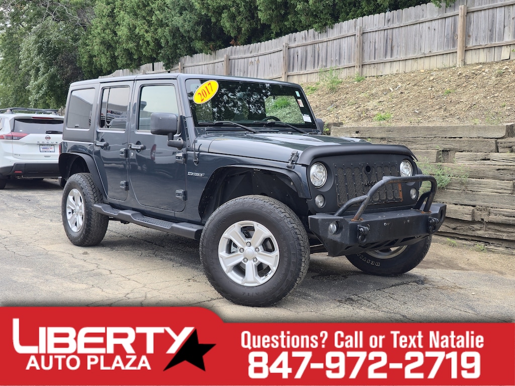 Used 2017 Jeep Wrangler JK Unlimited Sahara 4x4 SUV