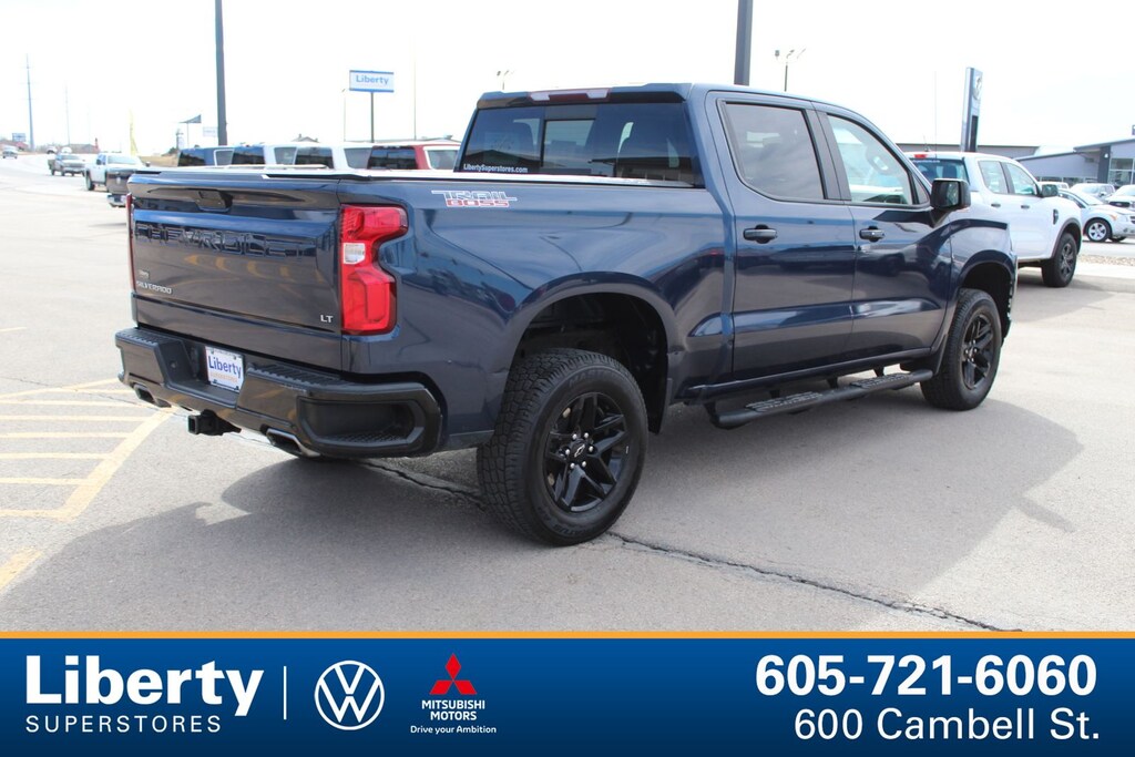 Used 2021 Chevrolet Silverado 1500 LT Trail Boss Truck Crew Cab