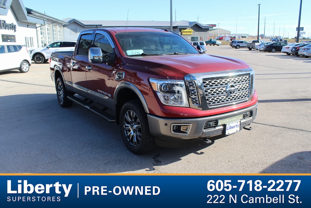 Used 2018 Nissan Titan XD Platinum Reserve Diesel Truck Crew Cab