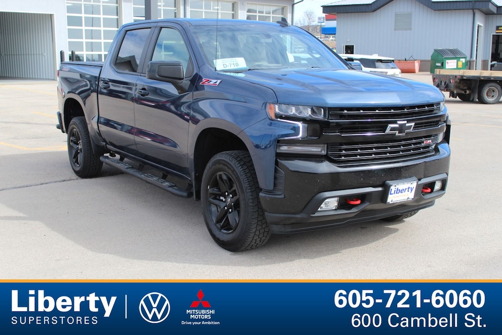 Used 2021 Chevrolet Silverado 1500 LT Trail Boss Truck Crew Cab