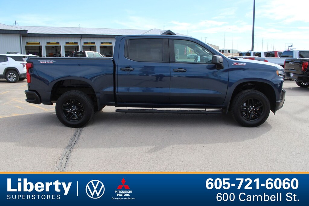 Used 2021 Chevrolet Silverado 1500 LT Trail Boss Truck Crew Cab
