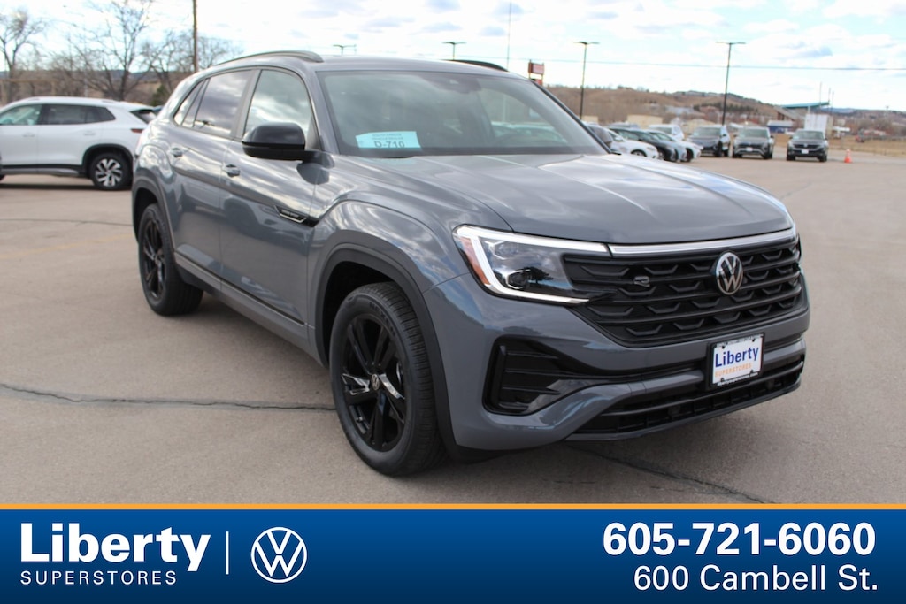 New 2026 Volkswagen Atlas Cross Sport 2.0T SEL R-Line Black